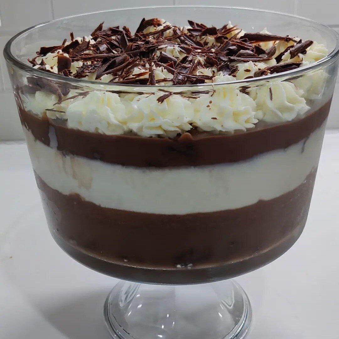 Chocolate trifle.